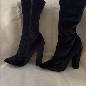 Shoe Republic LA Black Heeled Boots